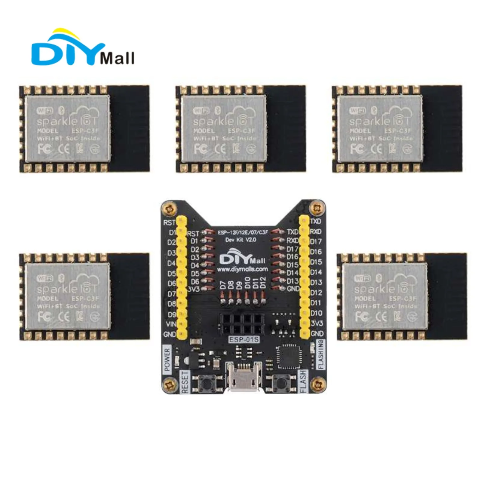 Esp8266 - ESP32-C3F WiFi + BT-module 32-bit RISC-V
