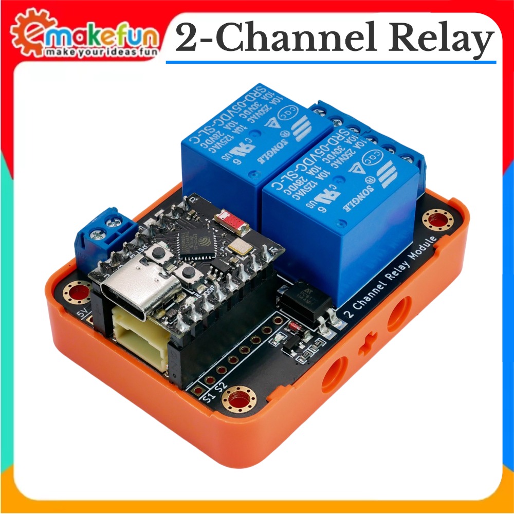 Esp32 Uart Module - 2CH Relaismodule Input5V Actieve Lage Trigger