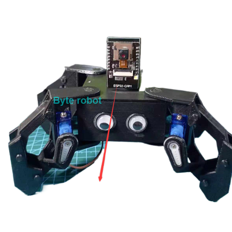 Esp8266 - SG90 Video Robot Spider met Camera