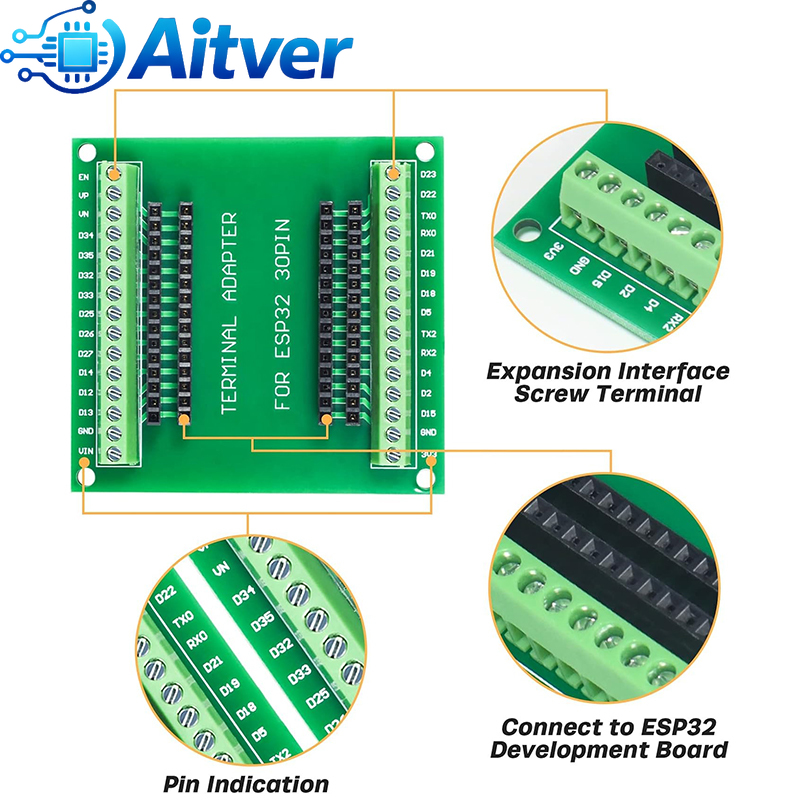 ESP32 30PIN uitbreidingskaart  - Esp32 Devkit recensie en prijs