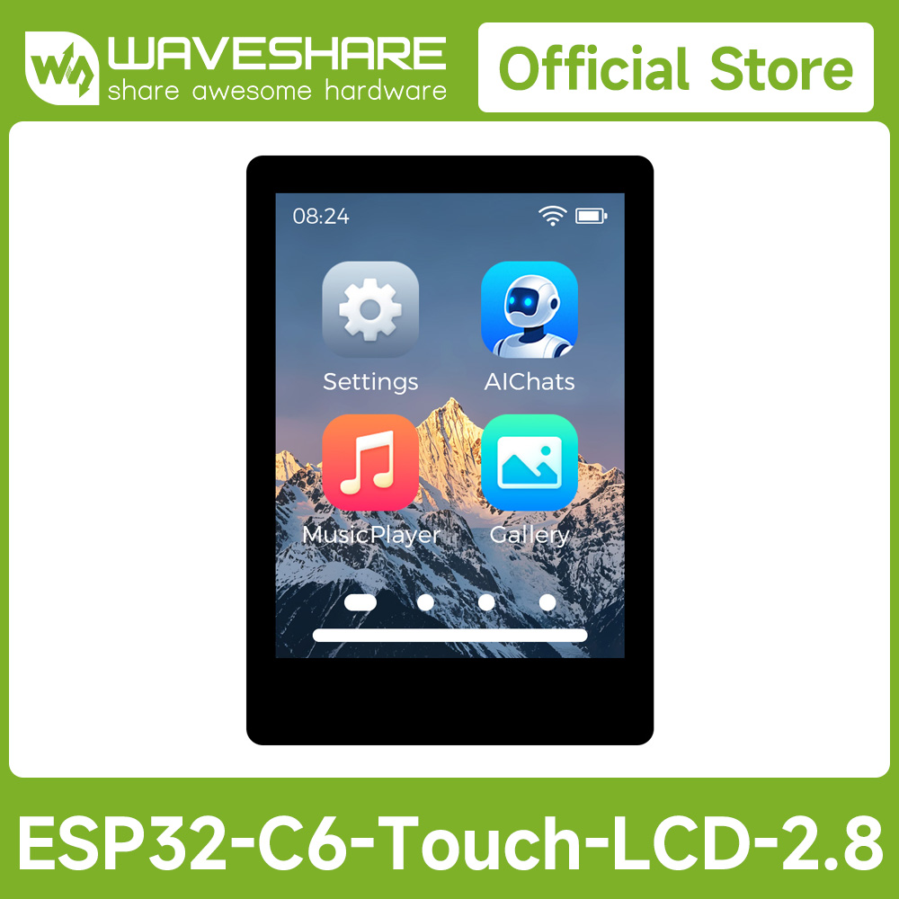 Waveshare ESP32-C6 2,8 inch IP - Esp32 Development Board recensie en prijs