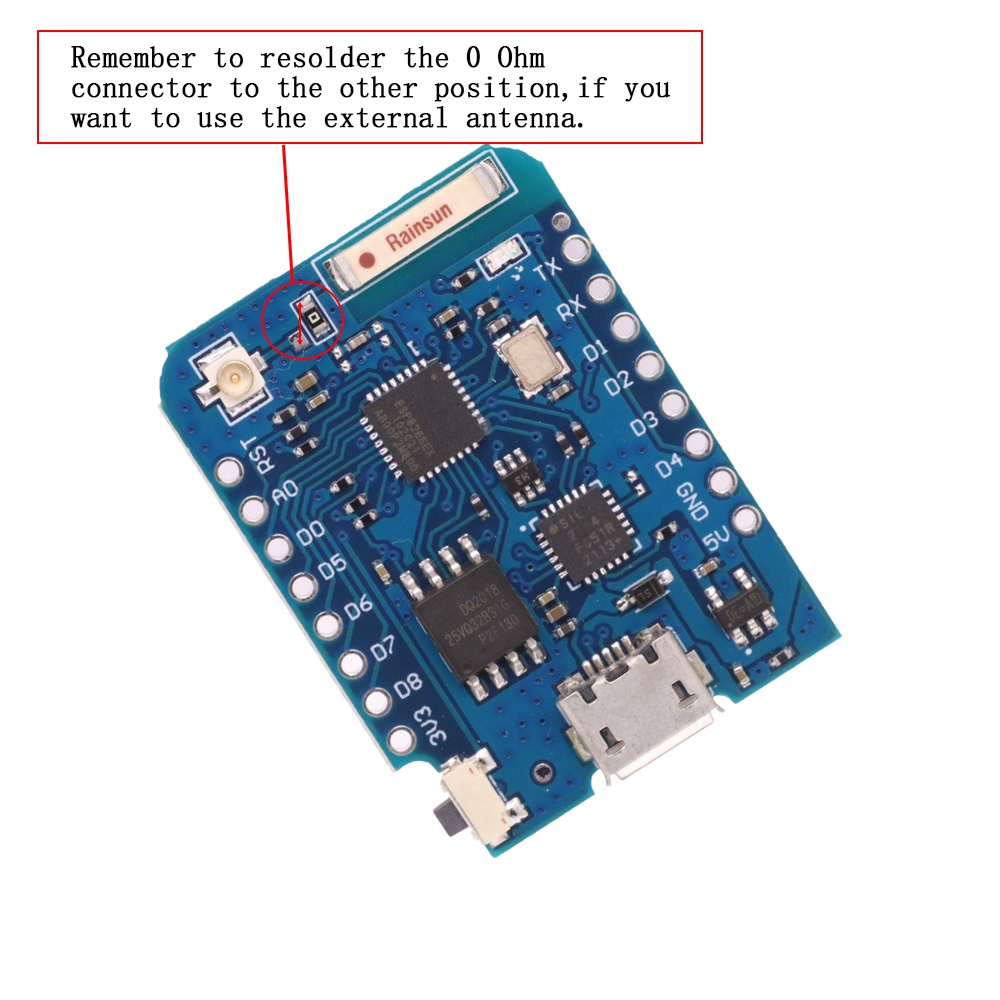 WeMos D1 Mini Pro V3.0 NodeMcu - Esp8266 Nodemcu recensie en prijs