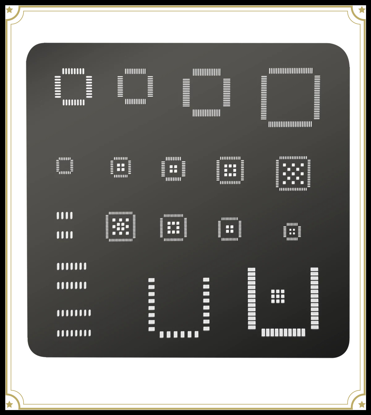 Universele IC-stencil QFP QFN  - Esp32 recensie en prijs