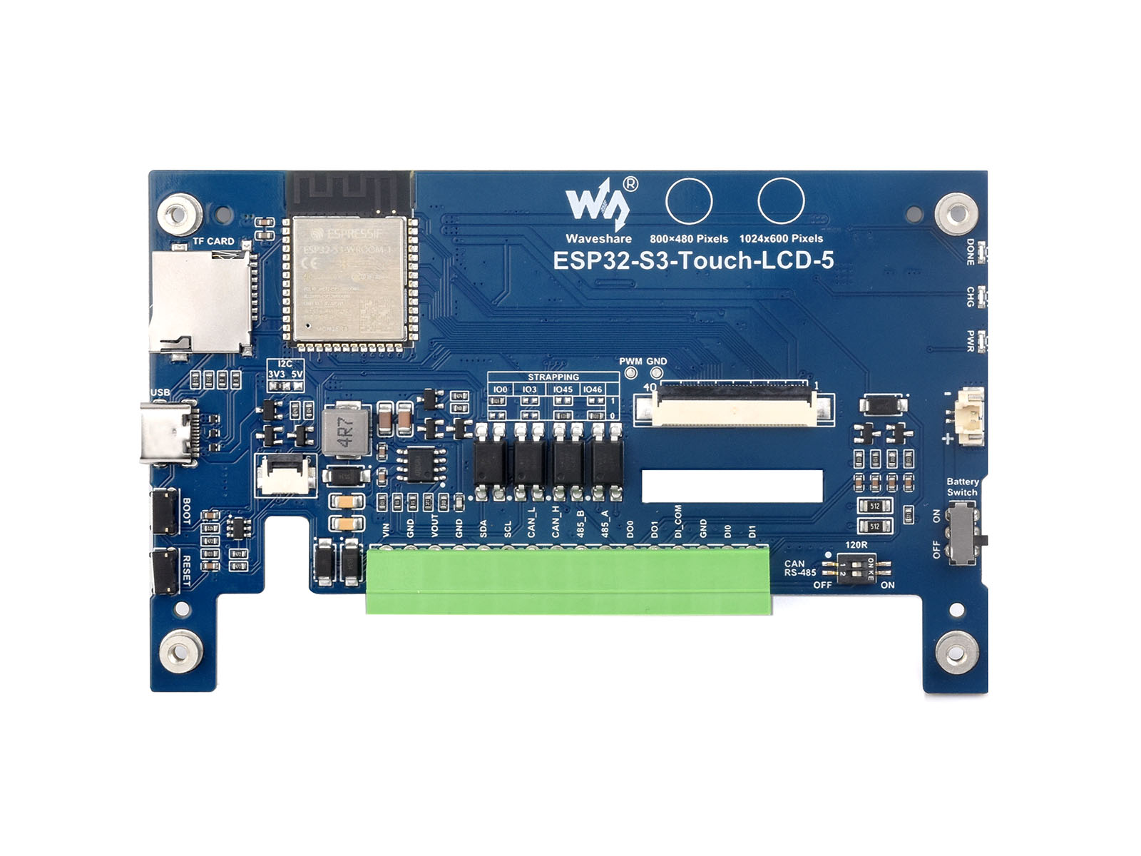 Waveshare ESP32-S3, 5 inch cap - Esp32 S3 recensie en prijs