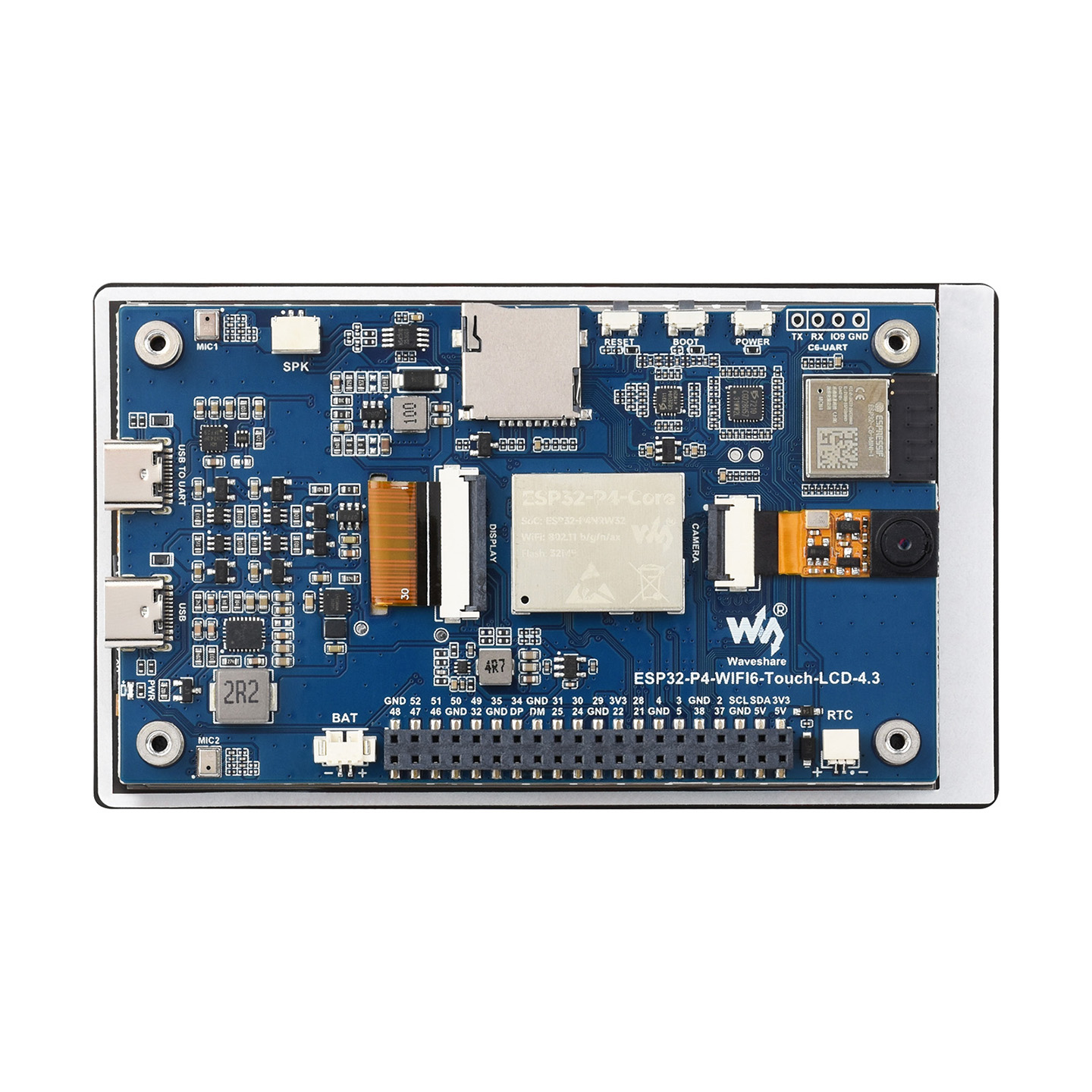 Waveshare ESP32-P4-WIFI6 4,3-i - Esp32 Development Board recensie en prijs