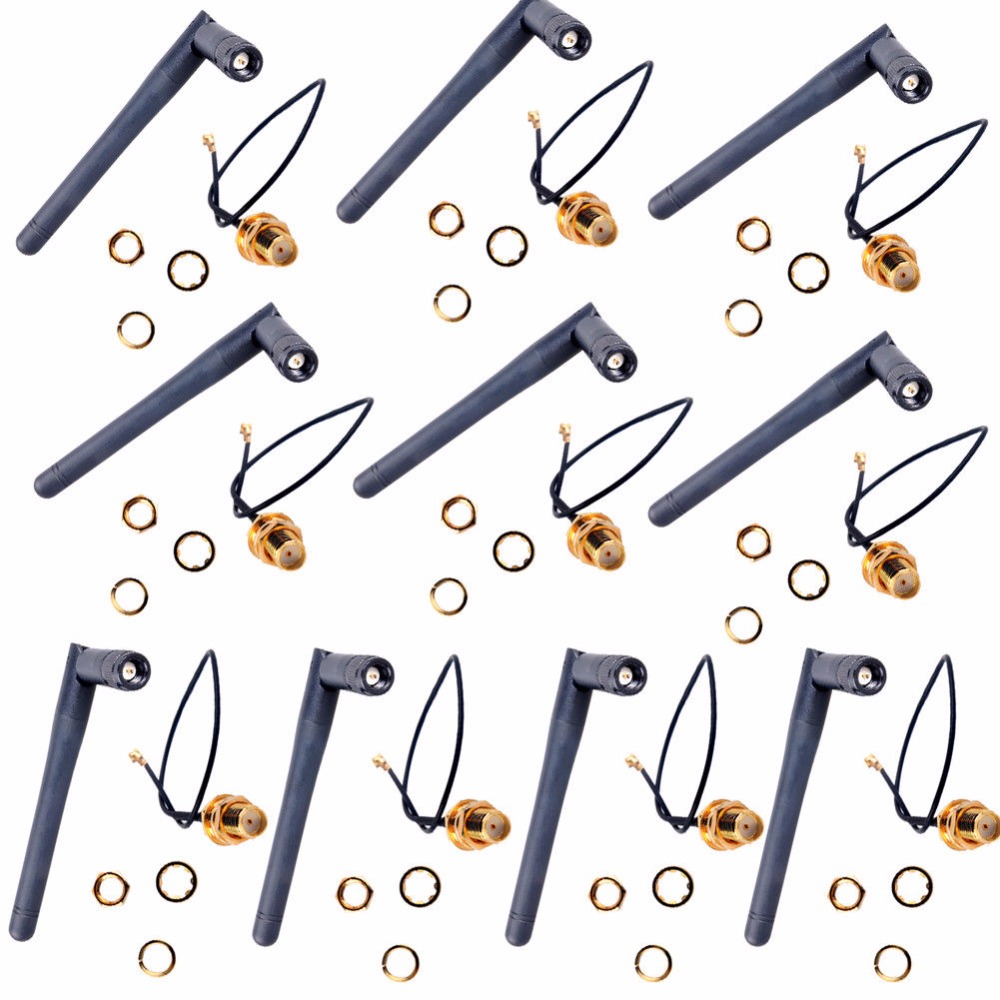 10Pcs 2.4Ghz 3DBI Wifi Antenne - Esp8266 recensie en prijs