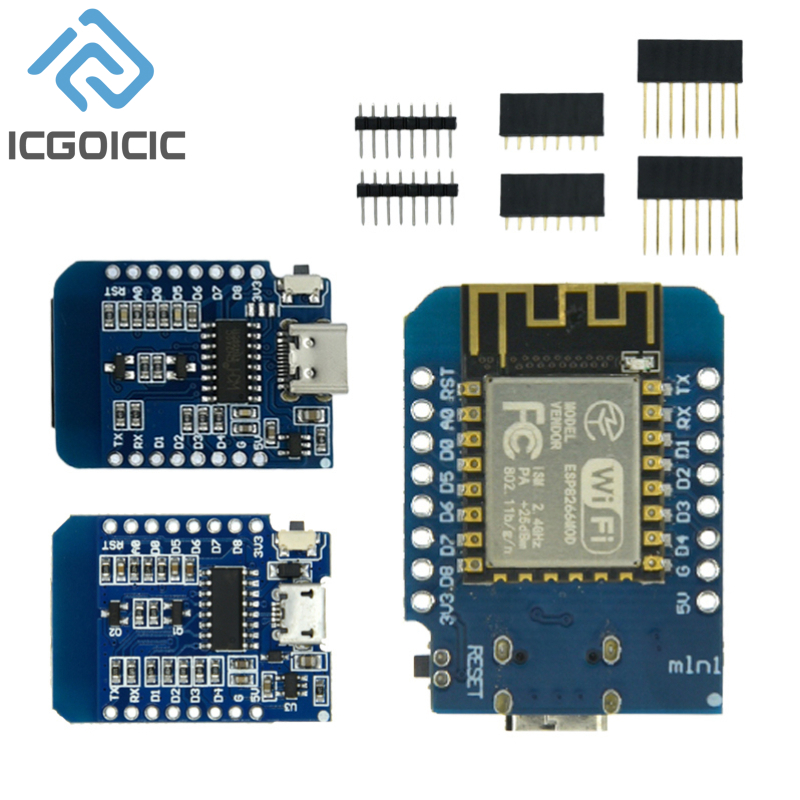 D1 Mini-Mini Nodemcu 4M Bytes  - Esp8266 Nodemcu recensie en prijs