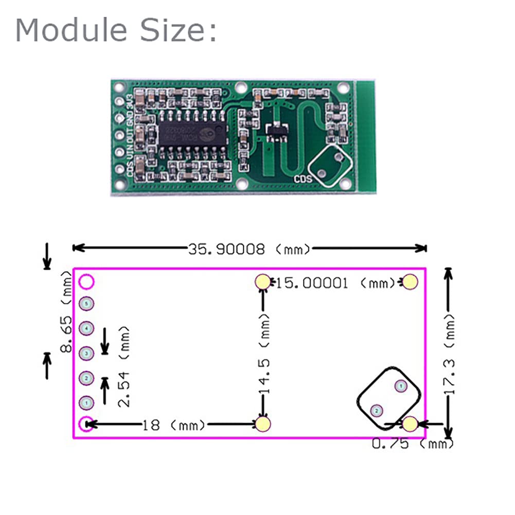 5PCS RCWL-0516 Bewegingsdetect - Esp8266 Nodemcu recensie en prijs