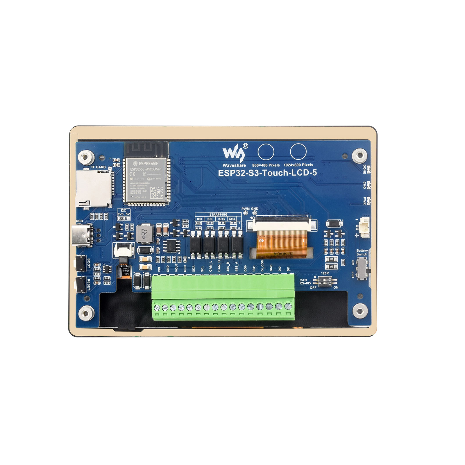ESP32-S3 5-inch capacitief tou - Esp32 S3 recensie en prijs